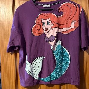 Ariel kazo little mermaid t shirt. Tail is sequin size medium
